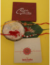 YouBella 2 Rakhi and 2 Greeting Card Combo for Brother, Rakhi Gift for Brother/bhaiyya/bhai (Style 1)